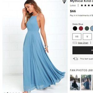 Slate Blue Maxi Dress